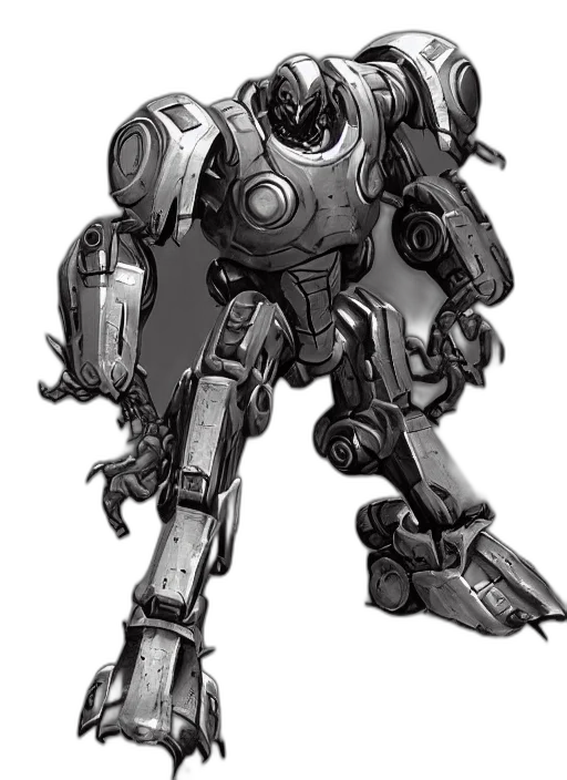 robot, weapon, creature, concept art transparent PNG cut-out