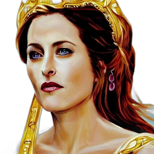 crown, jewelry, face, fantasy art transparent PNG cut-out