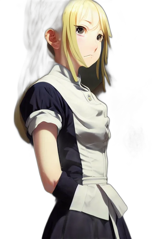 staff, dress, face, mask, anime, pixel art, concept art, photorealistic transparent PNG cut-out