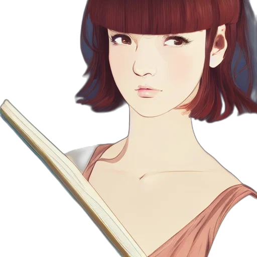 staff, dress, sword, face, anime, fantasy art, photorealistic, watercolor transparent PNG cut-out