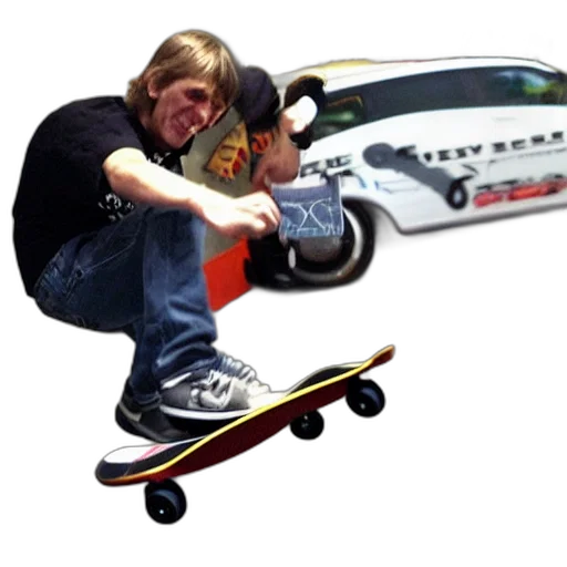 car, shoes, weapon, photorealistic transparent PNG cut-out