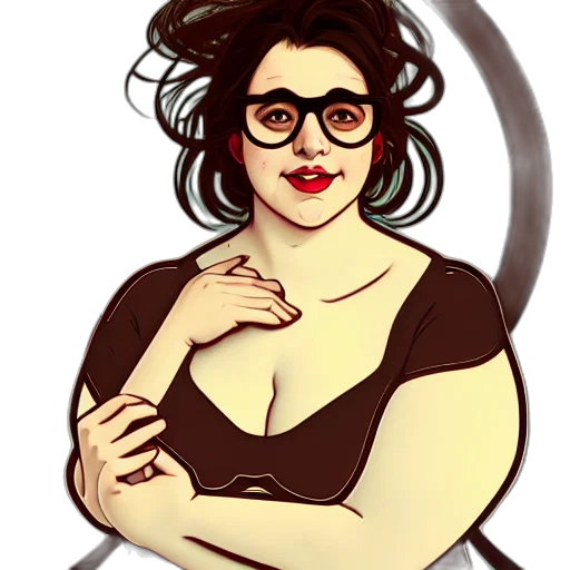 dress, cartoon, comic book art, concept art transparent PNG cut-out