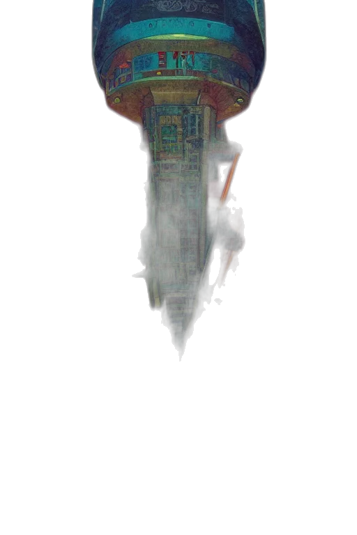 umbrella, robot, sword, staff transparent PNG cut-out