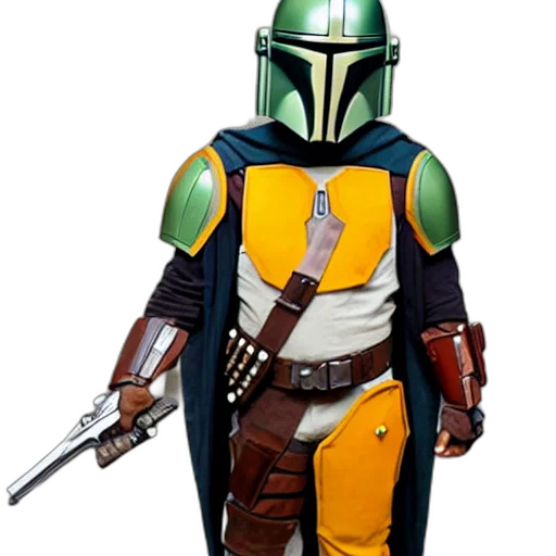 staff, robot, concept art, fantasy art, 3d render, pixel art, green, mandalorian transparent PNG cut-out