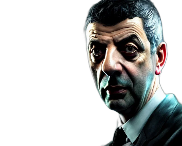 face, staff, concept art, photorealistic transparent PNG cut-out