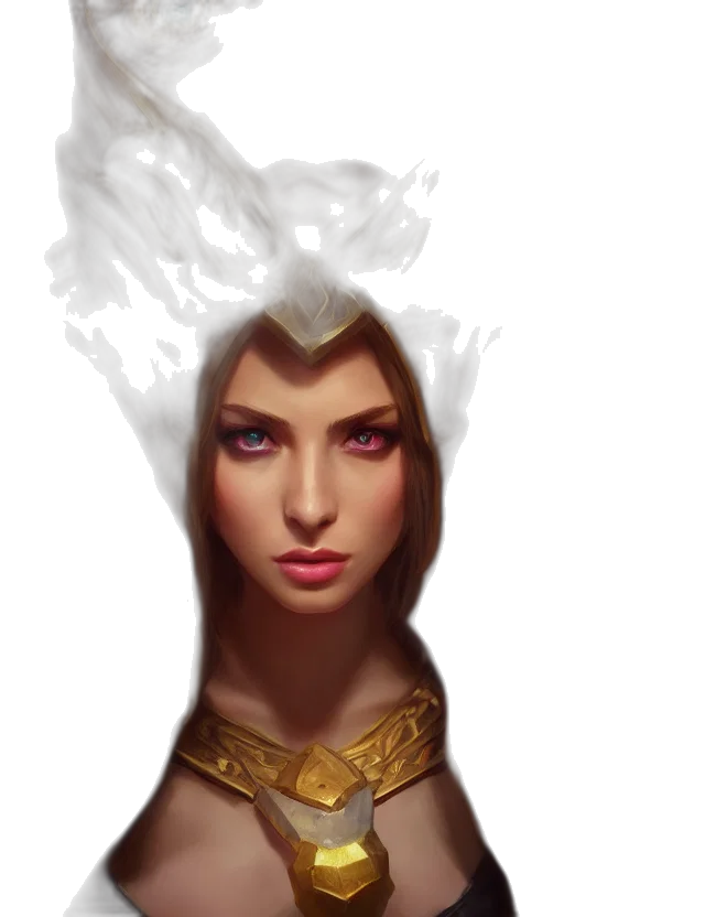 crown, face, mask, hat, fantasy art, concept art, photorealistic, oil painting transparent PNG cut-out
