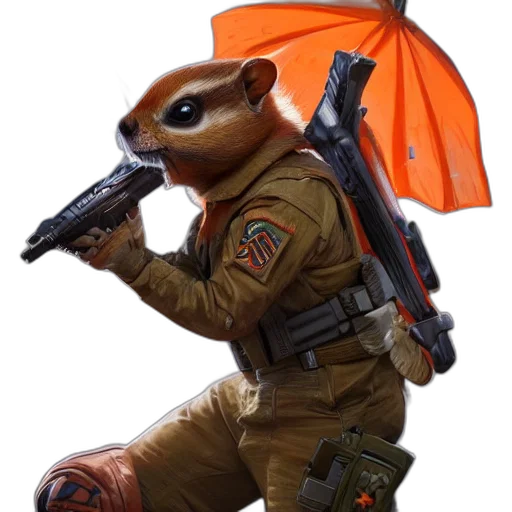 umbrella, staff, animal, weapon transparent PNG cut-out