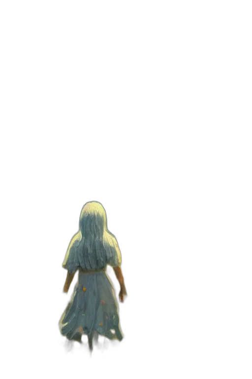 dress, creature, robot, hair, concept art, pixel art, 3d render, watercolor transparent PNG cut-out