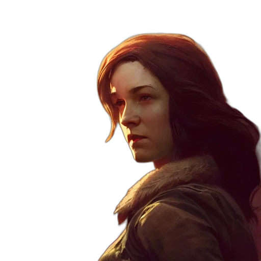 face, jacket, concept art, comic book art, fantasy art, photorealistic, red, golden transparent PNG cut-out