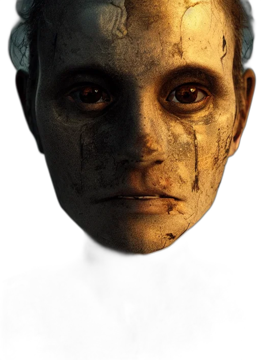 mask, face, creature, robot transparent PNG cut-out