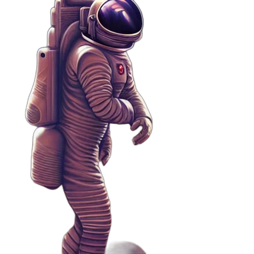 robot, staff, creature, jacket transparent PNG cut-out