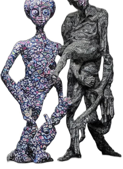 dress, creature, mask, robot, concept art, fantasy art, 3d render, comic book art transparent PNG cut-out