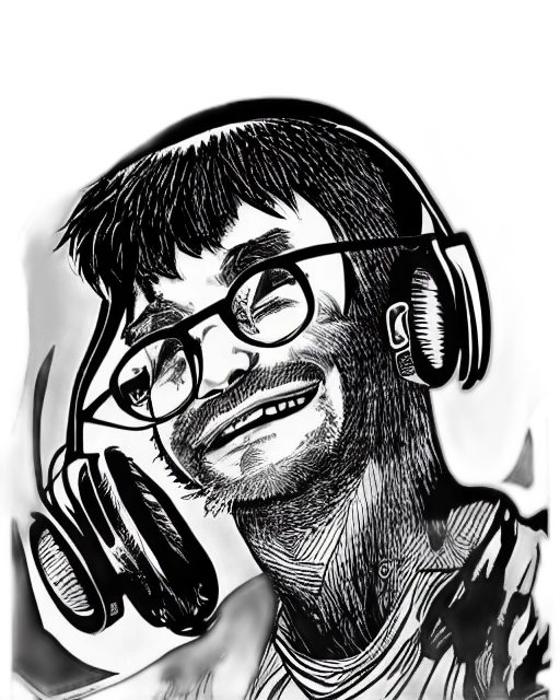 face, staff, cartoon, comic book art transparent PNG cut-out