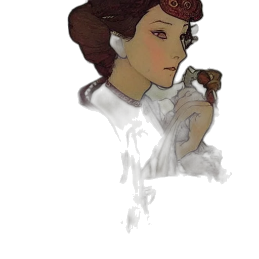 face, staff, jewelry, crown, pixel art, concept art, photorealistic, fantasy art transparent PNG cut-out