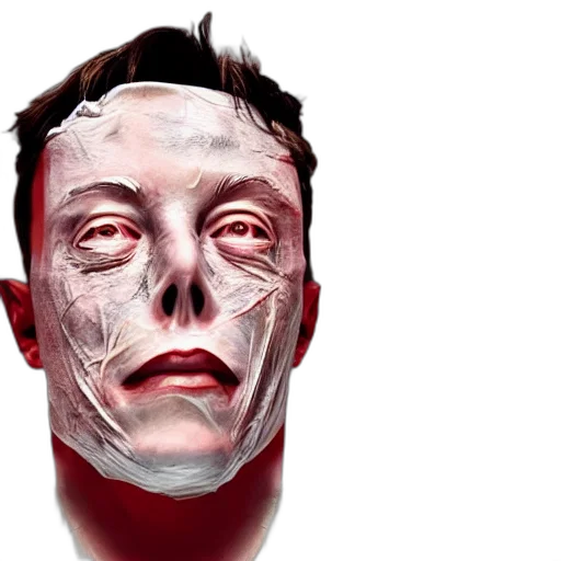mask, face, robot, creature transparent PNG cut-out
