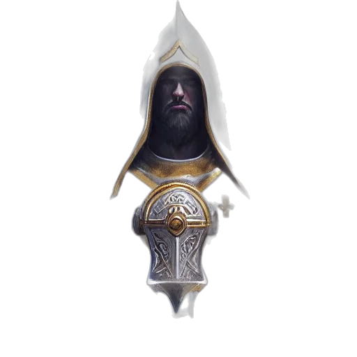 staff, sword, mask, crown, concept art, fantasy art, 3d render, pixel art transparent PNG cut-out