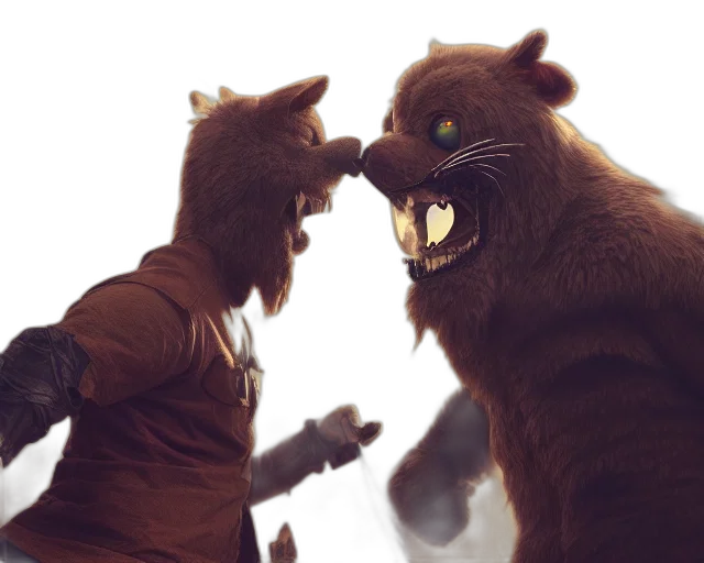 creature, animal, mask, concept art, fantasy art, 3d render, photorealistic, gerald transparent PNG cut-out