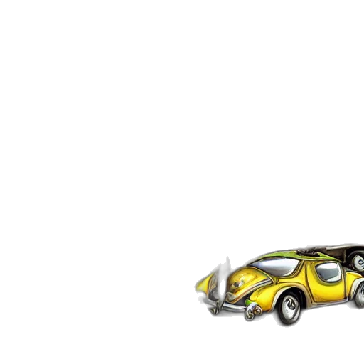 car, concept art, 3d render, photorealistic, pixel art, golden, highly, detailed transparent PNG cut-out