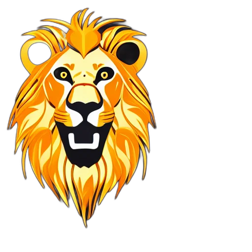 animal, 3d render, concept art, pixel art, fantasy art, company, logo, mantara transparent PNG cut-out