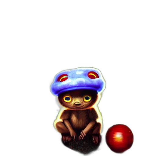 creature, pixel art, concept art, 3d render transparent PNG cut-out