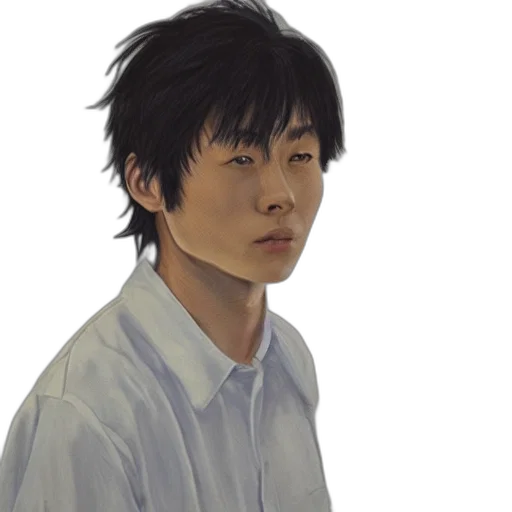 face, staff, photorealistic, anime transparent PNG cut-out