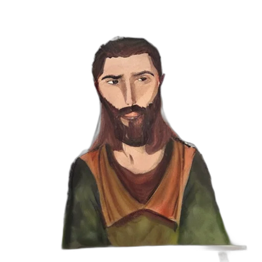 face, staff, watercolor, concept art transparent PNG cut-out