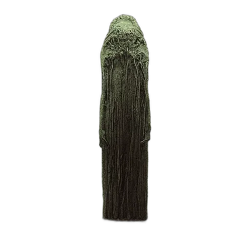 dress, hair, staff, hat transparent PNG cut-out