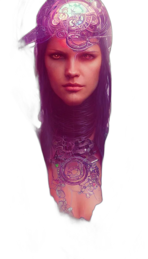 face, dress, robot, jewelry transparent PNG cut-out