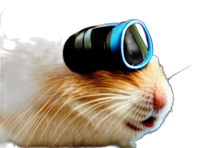 animal, staff, creature, hat, 3d render, concept art, photorealistic, cyberpunk transparent PNG cut-out