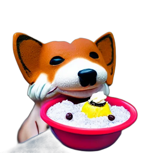 food, animal, staff, 3d render, concept art, pixel art, photorealistic, logo transparent PNG cut-out