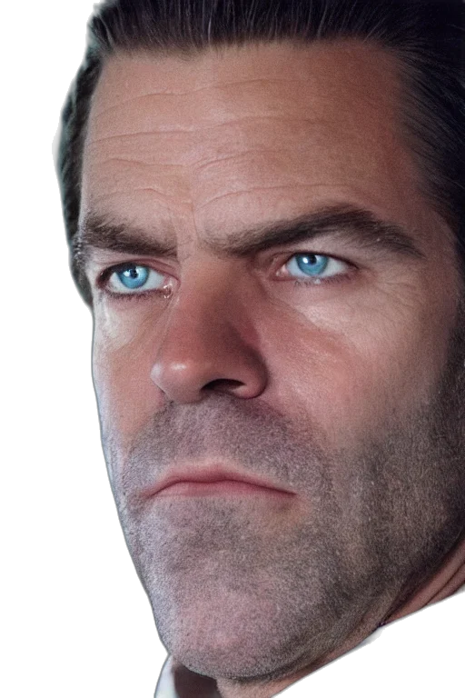 face, photorealistic, 3d render, lachlan, murdoch, both, eyes, eye transparent PNG cut-out