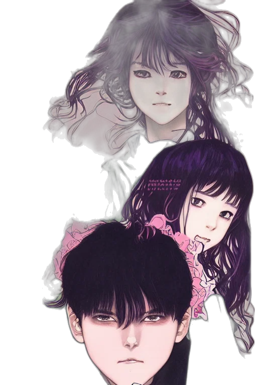 anime, watercolor, fantasy art, concept art transparent PNG cut-out