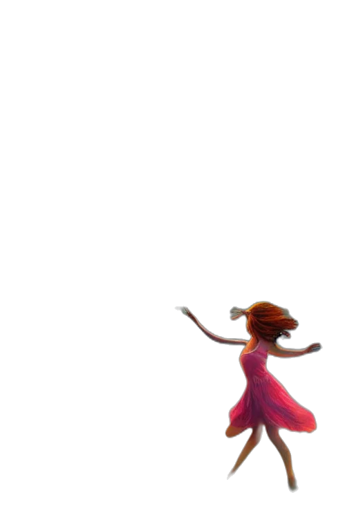 staff, dress, hair, sword transparent PNG cut-out
