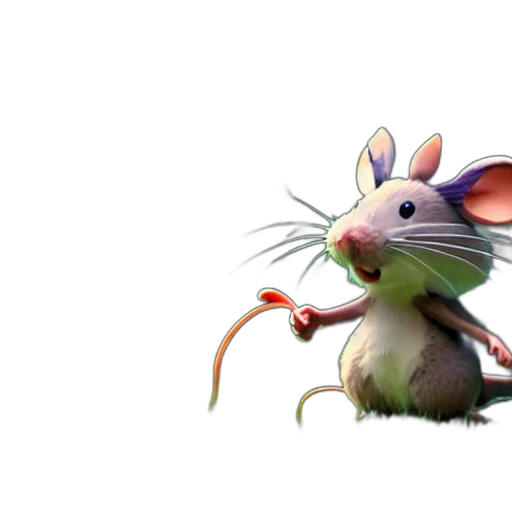 animal, creature, concept art, 3d render transparent PNG cut-out