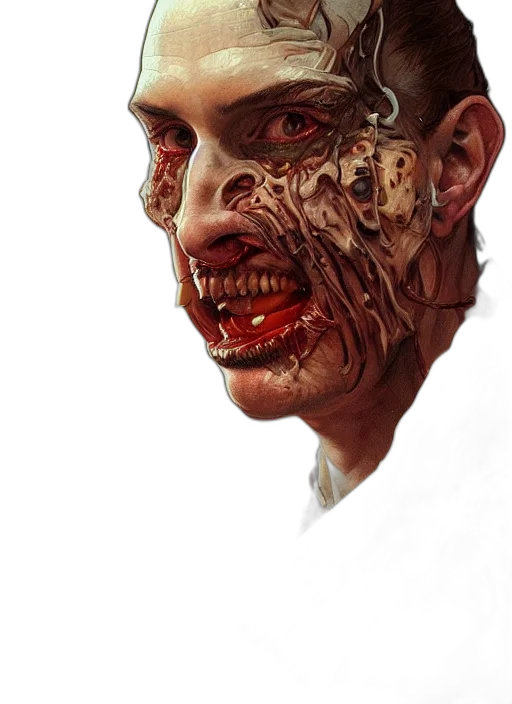 face, mask, creature, staff, concept art, photorealistic, comic book art, fantasy art transparent PNG cut-out