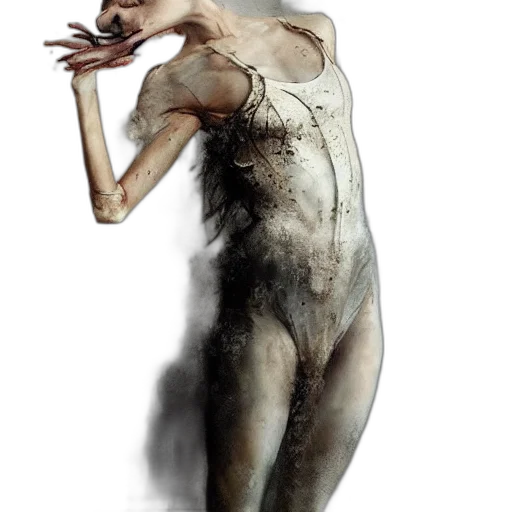 creature, dress, mask, face transparent PNG cut-out