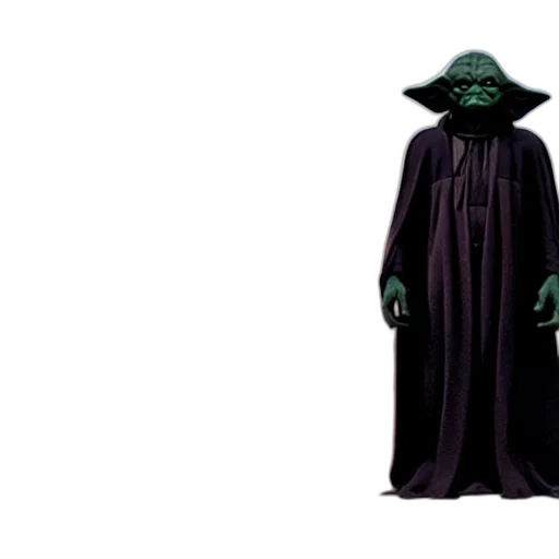 creature, mask, staff, jacket transparent PNG cut-out