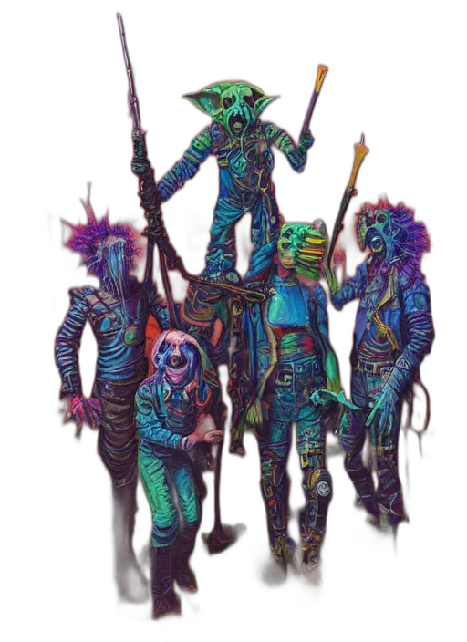 staff, creature, mask, robot transparent PNG cut-out