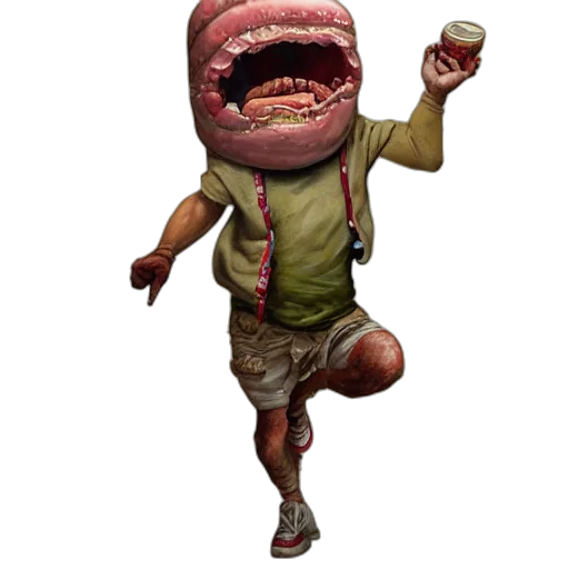 creature, animal, mask, face, concept art, 3d render, pixel art, photorealistic transparent PNG cut-out