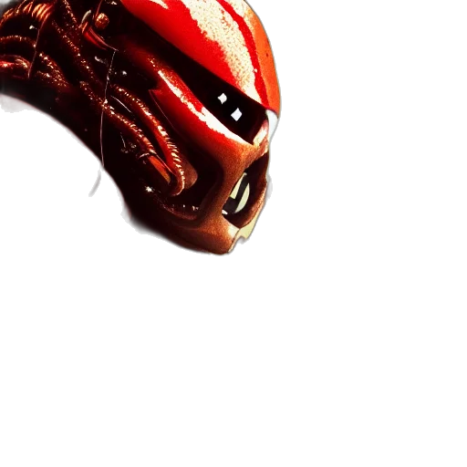 robot, mask, creature, face transparent PNG cut-out
