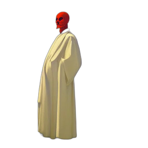 jacket, dress, mask, creature transparent PNG cut-out