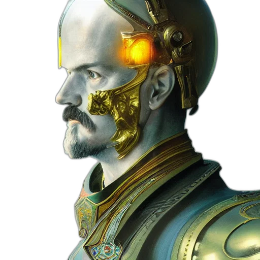 robot, face, mask, staff transparent PNG cut-out