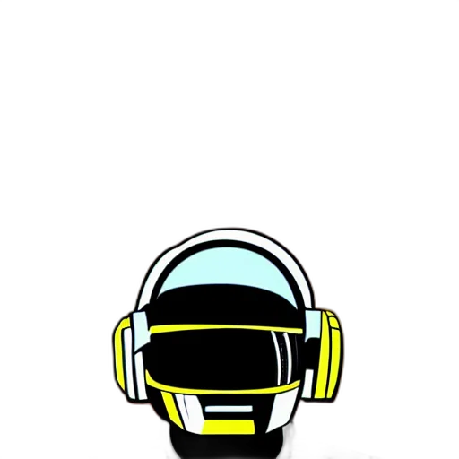 robot, mask, face, pixel art transparent PNG cut-out