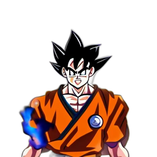 staff, concept art, cartoon, anime, comic book art, dark, son, goku transparent PNG cut-out