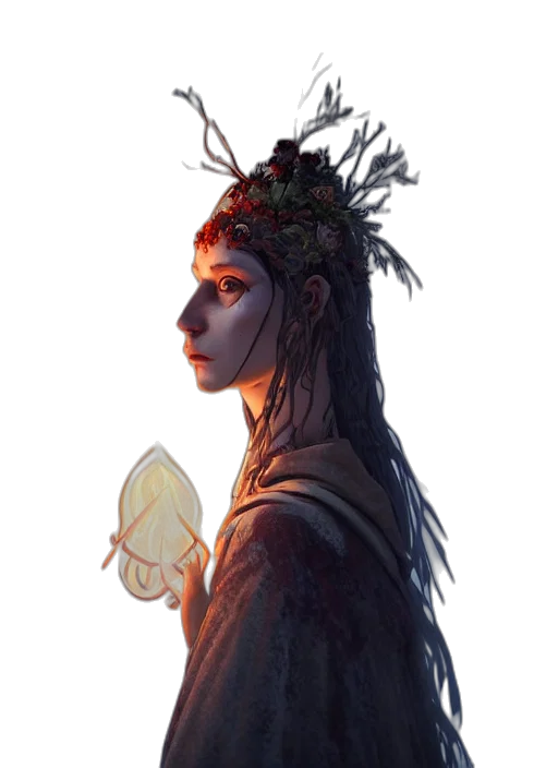 crown, mask, creature, face transparent PNG cut-out
