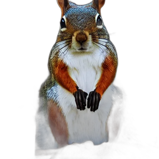 animal, staff, hat, creature, photorealistic, concept art, 3d render, squirrel transparent PNG cut-out