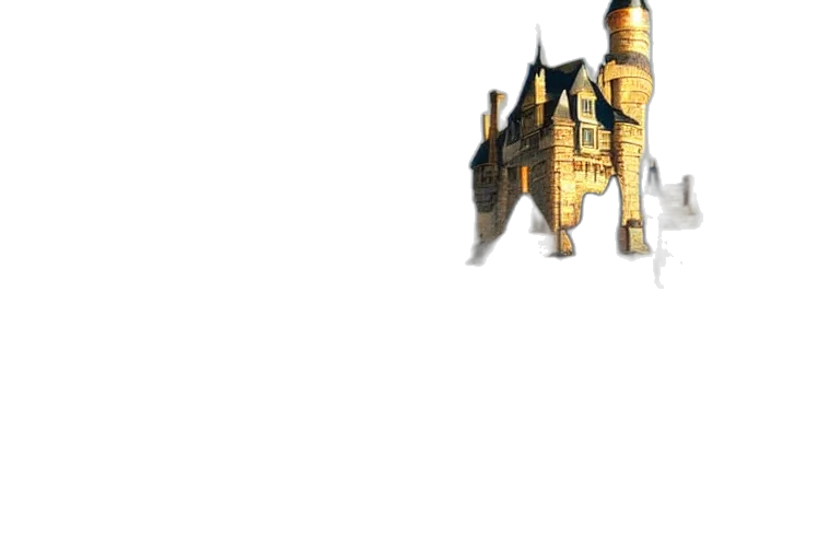 building, crown, staff, weapon, 3d render, concept art, pixel art, photorealistic transparent PNG cut-out