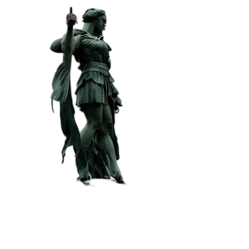staff, sword, weapon, dress transparent PNG cut-out