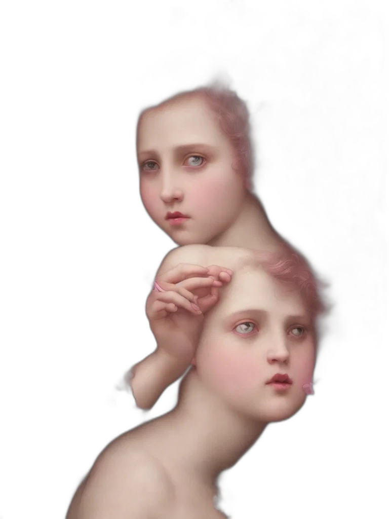 face, creature, hair, mask transparent PNG cut-out