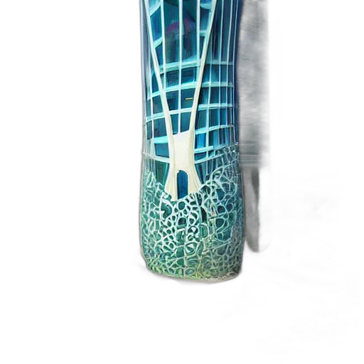 bottle, shoes, umbrella, 3d render transparent PNG cut-out
